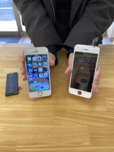 iPhoneSE修理　坂戸市　200125