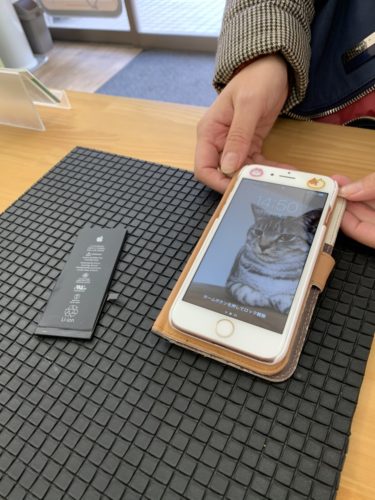 iPhone7　バッテリー交換　20200109