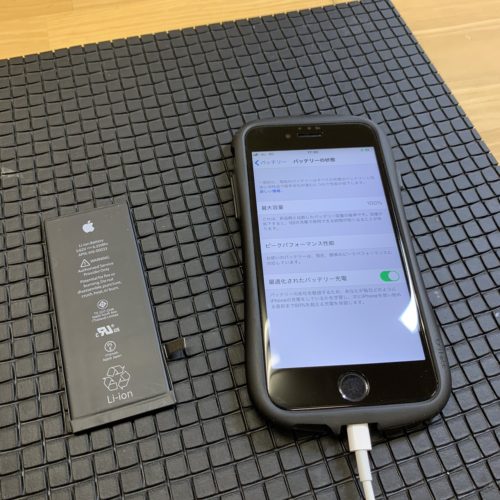 iPhone6s　バッテリー交換　川越市　200214-2