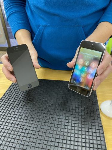 iPhoneSE　液晶破損　鶴ヶ島市　200203
