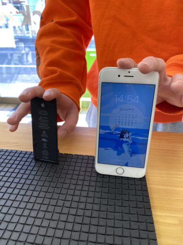 iPhone6s　バッテリー交換　川越市　200207