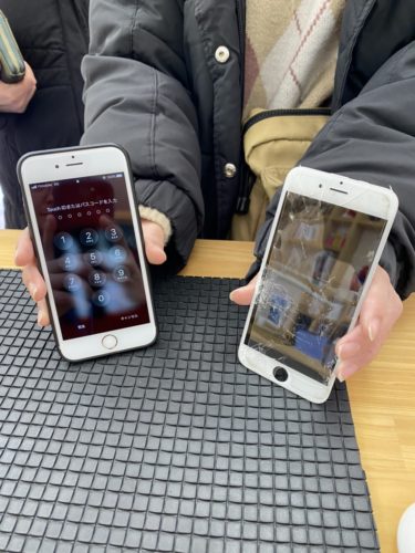 iPhone6s　液晶破損修理　鶴ヶ島市　200209