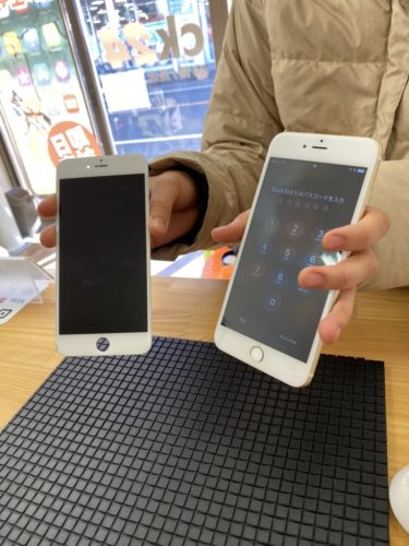 iPhone6PLUS　液晶破損修理　鶴ヶ島市から　200210