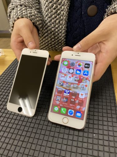 iPhone6s　液晶破損修理　日高市　200220